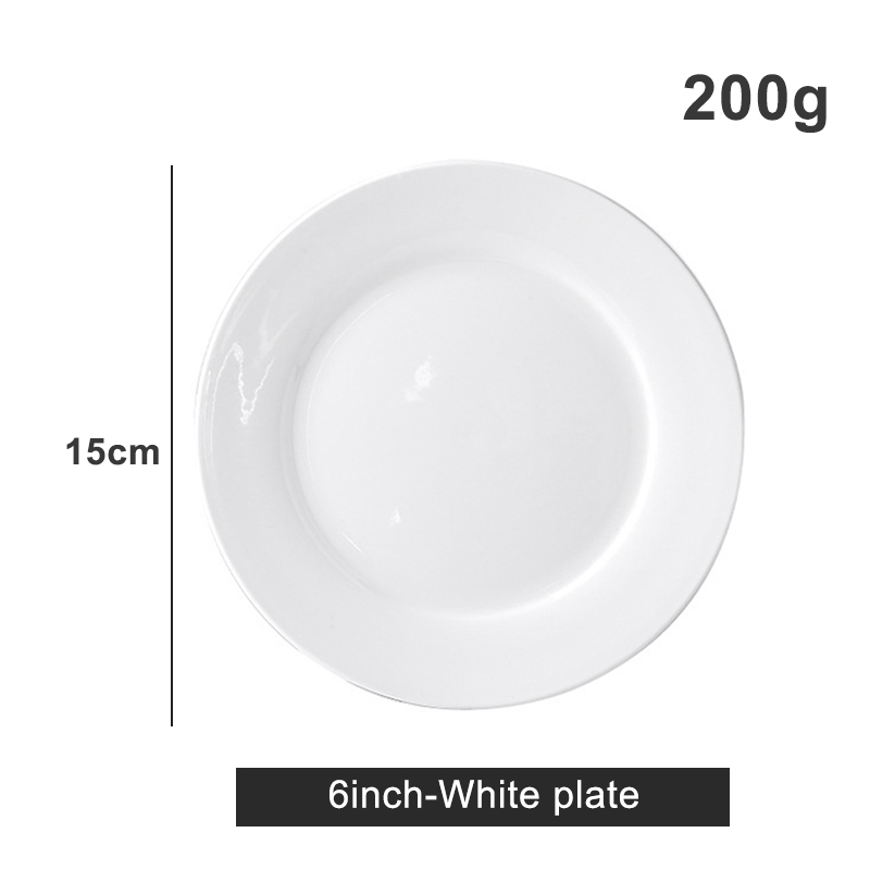 6 pouces blanc