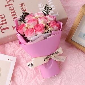 Ramo <span class=keywords><strong>de</strong></span> Rosas para el Día <span class=keywords><strong>de</strong></span> San Valentín 2025, 9 Rosas, Flores Eternas, Regalo para Novias, Madres, Día <span class=keywords><strong>de</strong></span> San Valentín, Mini Flores Secas - Product Image 6