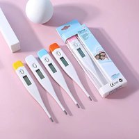 Cubierta desechable para sonda digital, termómetro electrónico de frente y axila con punta suave, de plástico, para uso doméstico, médico y pediátrico.
