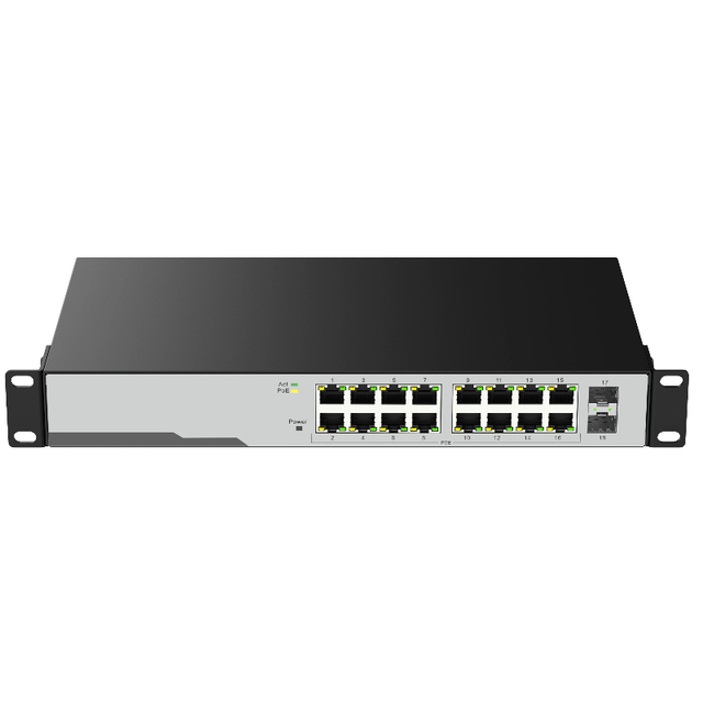 16-Port Gigabit POE Full-Duplex Managed/Unmanaged Switch with VLAN Support and Private Mold