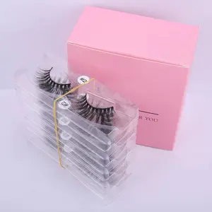 10/50/100 Pairs Faux 3D Mink Lashes Wholesale Make Up Eyelash Extension Tools For Beauty fan eyelashes Mink Fluffy Lash Bulk