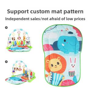 Venta caliente Baby Fitness Rack Music Pedal Toy Newborn Baby Piano Game Mat para 0-36 meses - Product Image 2