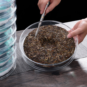 Caja transparente para almacenamiento de té Pu Erh, contenedor redondo sellado a prueba de humedad para almacenamiento de pastel de té de 357g - Product Image 4