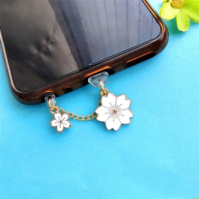 Cherry Type C Dust Plug Charm Kawaii Cute Charge Port Plug for