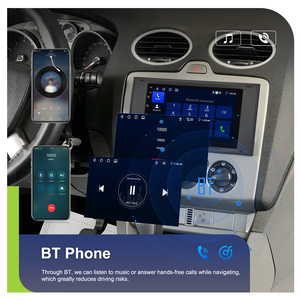 Podofo 7 "4 + 64GB Android 2Din autoradio lecteur multimédia GPS Navigation pour <span class=keywords><strong>Ford</strong></span>/Transit/Focus/<span class=keywords><strong>Kuga</strong></span>/s-max CarPlay DSP - Product Image 3