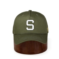 Casquettes de Baseball Snapback Personnalisées 5 Cinq Panneaux Homme Couronne Haute Profil Incurvé Bord Visière 9 Quarante Type A