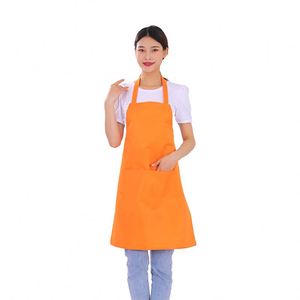 Custom Logo <b>Kitchen</b> <b>Apron</b> with Pockets Waterproof Polyester Cooking Bib Chef <b>Aprons</b> for Men Women Unisex Use - Product Image 2