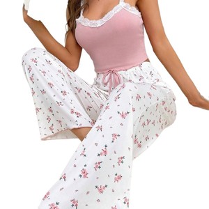Conjunto de Pijama de Satén de Lujo para Mujer, Vestido de Noche de Verano, Cómodo, Sólido, Manga Corta, Talla 5XL, Cintura Elástica, Transpirable para una Noche Confortable - Product Image 1