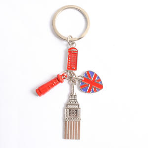 Porte-clés en métal de qualité supérieure, souvenir de <span class=keywords><strong>Londres</strong></span>, Angleterre, ensemble de bus rouge et boîte aux lettres, breloque en émail, porte-clés, souvenir de <span class=keywords><strong>voyage</strong></span> pour les amateurs du Royaume-Uni - Product Image 4
