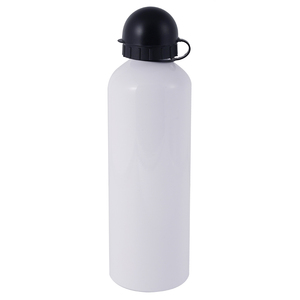 2023 offres spéciales en gros Sublimation bouteille d'eau en aluminium vierge 750ml pour <span class=keywords><strong>le</strong></span> sport blanc/argent - Product Image 3