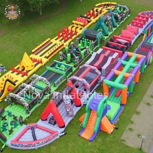 Pista <span class=keywords><strong>de</strong></span> Obstáculos Inflable Gigante <span class=keywords><strong>de</strong></span> PVC <span class=keywords><strong>de</strong></span> Alta Calidad Nova para Adultos y Niños, Modelo NVOC-0073 - Product Image 1