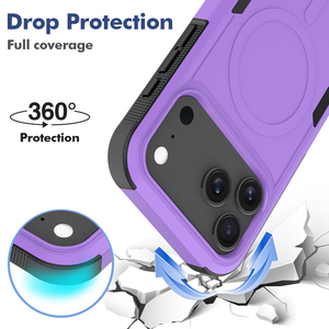 Ốp lưng điện thoại iPhone 17 Pro Max, chống sốc, nam châm, chất lượng cao, kết hợp PC và TPU - Product Image 2