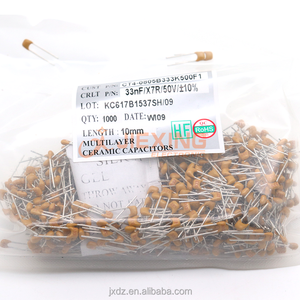 Condensador cerámico multicapa 47PF 50V <span class=keywords><strong>470</strong></span> NPO 5% 2,54mm pitch CT4 0805 MLCC DIP 1000 unids/bolsa - Product Image 2