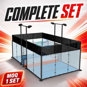 2026 New Fusion Sport Football Soccer Cage Training Padbol Court Tway Factory Price