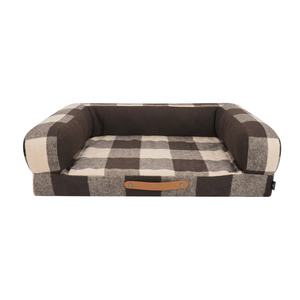 Peppy Buddies Cameron Tartan Haustierbett Couch Sofa Eierkarton Schaum Haustier orthopädisches Hundebett für große Hunde - Product Image 1