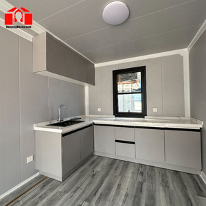 Sang trọng mở rộng 2-4 phòng ngủ di động Modular prefab 20ft/30ft/40ft container thép văn phòng ngoài trời gấp sống Sandwich Panel - Product Image 6