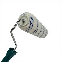 Rouleau de peinture mural en acier inoxydable pour bricolage industriel OEM, outil manuel pour la peinture des murs et des plafonds