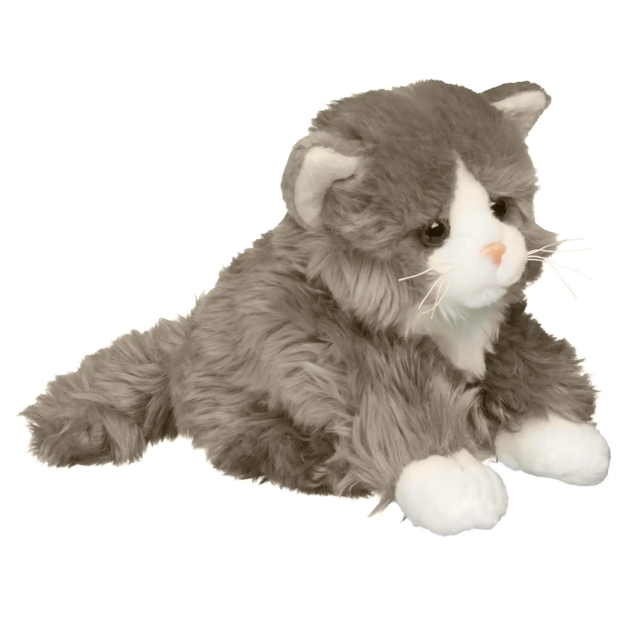 lovely plush gray cat toy plush cat