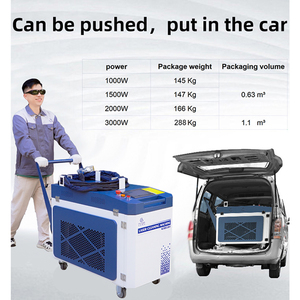 FTL USA Nuevo limpiador láser 1000W 1500W 2000W Máquina de limpieza de óxido Máquina de limpieza láser de fibra Eliminación de óxido - Product Image 5