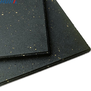 China <span class=keywords><strong>HUHA</strong></span> Venta caliente 20mm Fábrica de pisos de goma para gimnasio con absorción de impacto Azulejos de goma Piso para equipos de gimnasio Pisos - Product Image 3