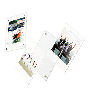 6x9cm Mini Magnetic Acrylic Refrigerator Sandwich Picture <strong>Frame</strong> for Fujifilm Instax <strong>Photo</strong> - Product Image 3