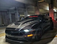 Capot moteur en fibre de carbone sèche de haute qualité style TF pour Ford Mustang, capot moteur en fibre de carbone sèche 2018-2023