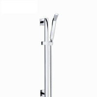 Ensemble de robinetterie de douche thermostatique de luxe moderne en laiton avec kit mitigeur et pommeau de douche pluie