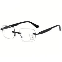 Vente directe d'usine, lunettes de lecture sans monture, lunettes multifocales progressives, lunettes anti-lumière bleue, lunettes optiques unisexes
