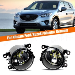 Luces Antiniebla LED Wolf Lake para Vehículos, Compatibles con Nissan, Ford, Suzuki, Mazda, Renault, GM, Luz Blanca de 6000K - Product Image 2