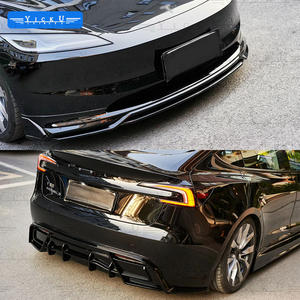 Kit carrosserie de haute qualité en ABS BSKT, lèvre avant, jupes latérales, lèvre arrière, adapté au modèle <span class=keywords><strong>Tesla</strong></span> 3 2023, pièces de voiture, pièces automobiles - Product Image 5