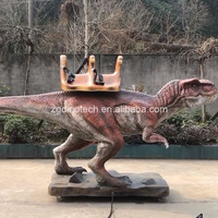 Özel Yapım Robotik Tyrannosaurus Rex Eğlence Parkı İçin Binilebilir Oyuncak veya Çocuklar İçin Etkileşimli Animatronik Dinozor Binme Cihazı