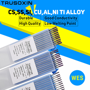 10 unidades de cabezales de electrodo de tungsteno compuesto de color púrpura de 1.6/2.0/2.4/3.0/3.2/4.0MM, aguja de tungsteno, varilla de tungsteno TIG para soldador - Product Image 6