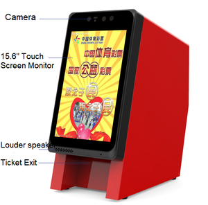 Máquina Expendedora de lotería de autoservicio Kiosko de pie táctil capacitiva de 32 pulgadas Módulos de función de pago Kioscos de pago SDK - Product Image 4