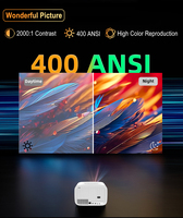 Mini projecteur pas cher Everycom H5 Pro Nouveautés Full HD Mise au point électronique Android 12 Projecteur vidéo domestique 4K Projetor