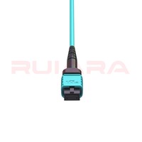 FTTH Network Data Center MPO Fanout Patchcord Conector LC Usado SM MM OM3 12C SC LC MPO/MTP Cable de ruptura de fibra óptica para Wi-Fi