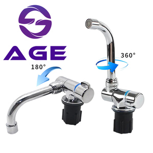 <span class=keywords><strong>Grifo</strong></span> plegable giratorio para agua fría y caliente para RV, caravana, <span class=keywords><strong>autocaravana</strong></span>, barco, <span class=keywords><strong>grifo</strong></span> de cocina - Product Image 2