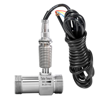 Flow Meter Berkualitas Tinggi, Sensor Flow Meter Turbin Air dengan Sinyal Pulsa, Sambungan Berulir, Flow Meter 2-inci dan 1-inci