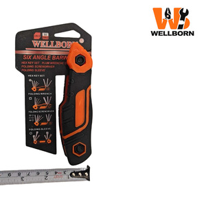 Juego de Llaves Allen Plegables - Llave Allen Estándar, 1.5-10mm, Acero CR-V, Herramienta de Bolsillo para Montaje - Product Image 3