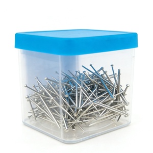 Épingles de bureau professionnelles de haute qualité en acier inoxydable argenté 0,6*26mm pour la couture et le bricolage, avec emballage en boîte de vente au détail - Product Image 5