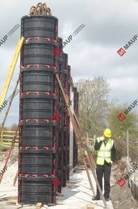 Encofrado Circular de Alta Resistencia en ABS para Construcción de Hormigón |   Moldes Reutilizables para Pilares |   Modular con Acabado de Espejo | - Product Image 5