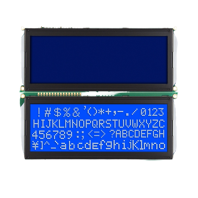 Factory Direct Supply China 5.1 Inch Blue Backlight LCD Module with 20x4 Dot Matrix and Low Power Consumption