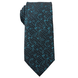 <span class=keywords><strong>Cravate</strong></span> d'affaires de la nouvelle série <span class=keywords><strong>vert</strong></span> <span class=keywords><strong>foncé</strong></span> de haute qualité <span class=keywords><strong>Cravate</strong></span> en polyester à fleurs pour hommes élégants - Product Image 3