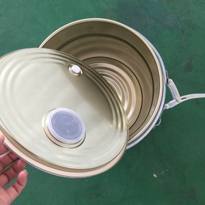 Tùy Chỉnh Lớn Cấp Thực Phẩm 5/9Kg Rỗng Canister Cà Phê Đậu Xô Tin Có Thể Đóng Gói Cà Phê Đậu Lưu Trữ Xô Với Van - Product Image 5