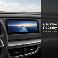 Pantalla Táctil IPS Ultra Ancha de 12.3 Pulgadas, Tipo Barra, 1920x720, Táctil Capacitiva, LVDS, para Panel de Instrumentos Automotrices