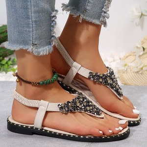 Custom Logo Women Sexy Flat Plus Size Summer Beach Flip Flop Slipper Sandals - Product Image 3