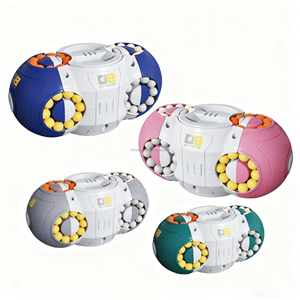 Juguete Antiestrés de <span class=keywords><strong>Ocho</strong></span> Caras, Cubo Mágico de Frijoles, Rompecabezas, Diversión Intelectual, Alivio <span class=keywords><strong>del</strong></span> Estrés, Juego Sensorial, Juguete Tridimensional - Product Image 1