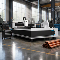 Offre Spéciale : Machine de découpe laser fibre CNC à table de travail unique ouverte, Équipement de découpe de tôles métalliques à faible coût, Chargement et déchargement faciles