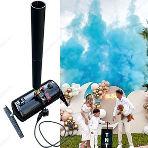 Confettis Streamer <span class=keywords><strong>Baby</strong></span> <span class=keywords><strong>Shower</strong></span> Machine Compresseur Air ou Co2 Blaster Couleur Fumée Poudre Canon Tnt Sexe Révéler Bombe - Product Image 5