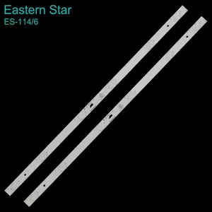 ES-114 JL.D32061330-004AS-M 554mm 6 lámparas LED Bar uso para MICROMAX 32 "TV