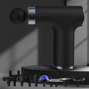 Pistola de masaje con calor y frío, vibración de percusión de tejido profundo pistola de masaje muscular corporal nuevo mini masajeador de calefacción profesional - Product Image 6